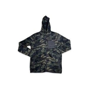Salty Crew Green Camo Zip Up Hoodie